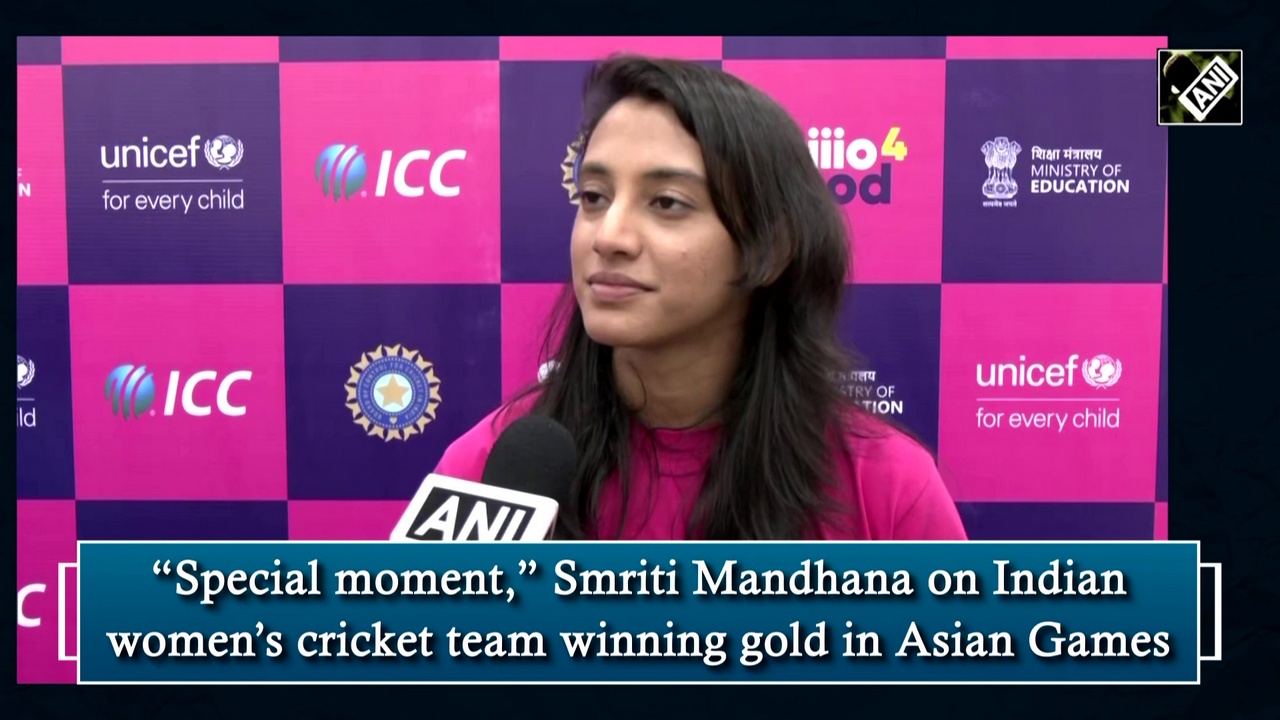 `Special moment,` Smriti Mandhana on Indian women`s cricket team winning gold in Asian Games